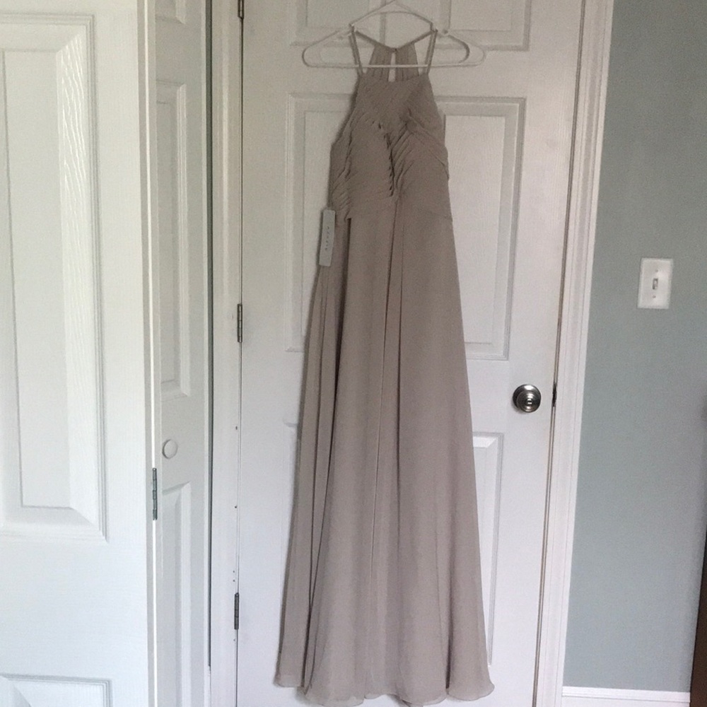 Azazi Champagne (FROST) Bridesmaid dress